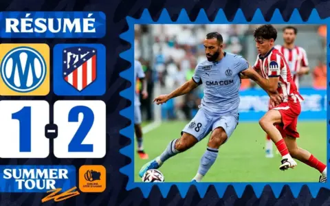 Hasil Marseille vs Atletico Madrid 1-2 di Laga Uji Coba