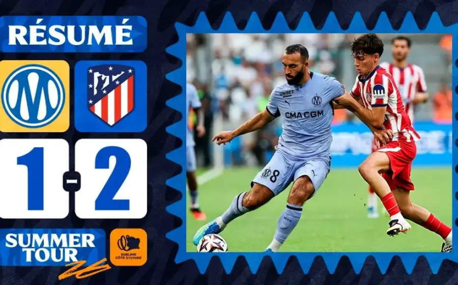 Hasil Marseille vs Atletico Madrid 1-2 di Laga Uji Coba