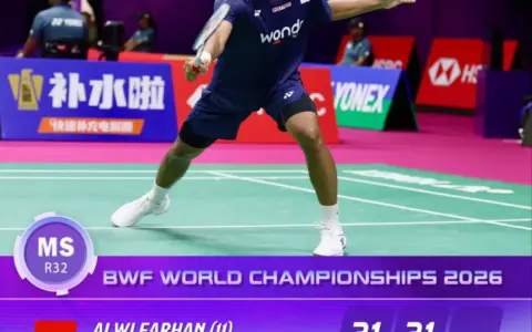 Alwi Farhan dan Sabar/Reza Tembus 16 Besar BWC 2026