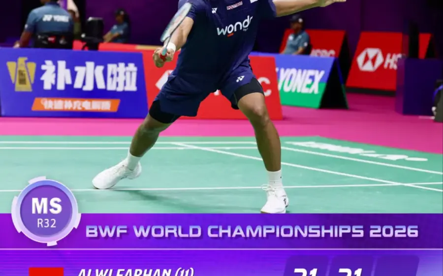 Alwi Farhan dan Sabar/Reza Tembus 16 Besar BWC 2026