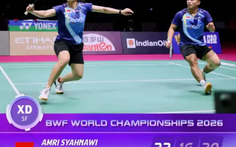 Amri/Nita Raih Medali Perunggu BWF World Championships 2026