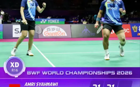 Amri/Nita ke Perempatfinal BWC 2026 Usai Taklukkan Juara All England
