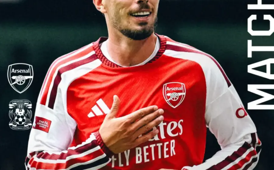Arsenal Jamu Coventry City di Laga Pembuka Premier League