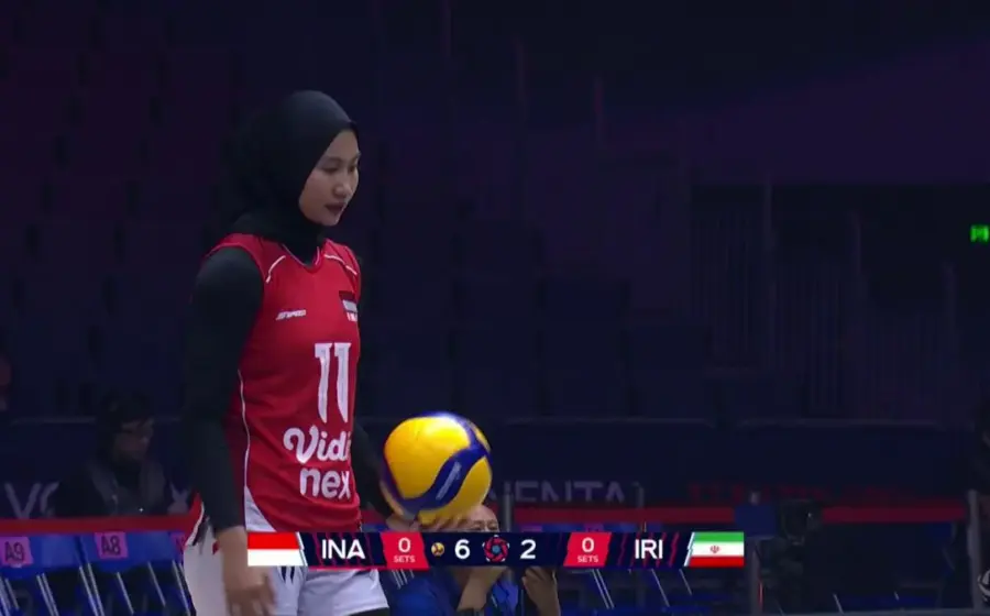 Indonesia Tersingkir dari AVC Continental 2026 Usai Kalah dari Iran di Perempat Final
