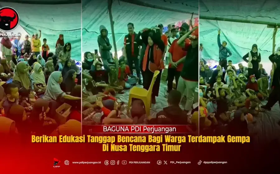 PDI-P Edukasi Tanggap Bencana untuk Warga Terdampak Gempa NTT