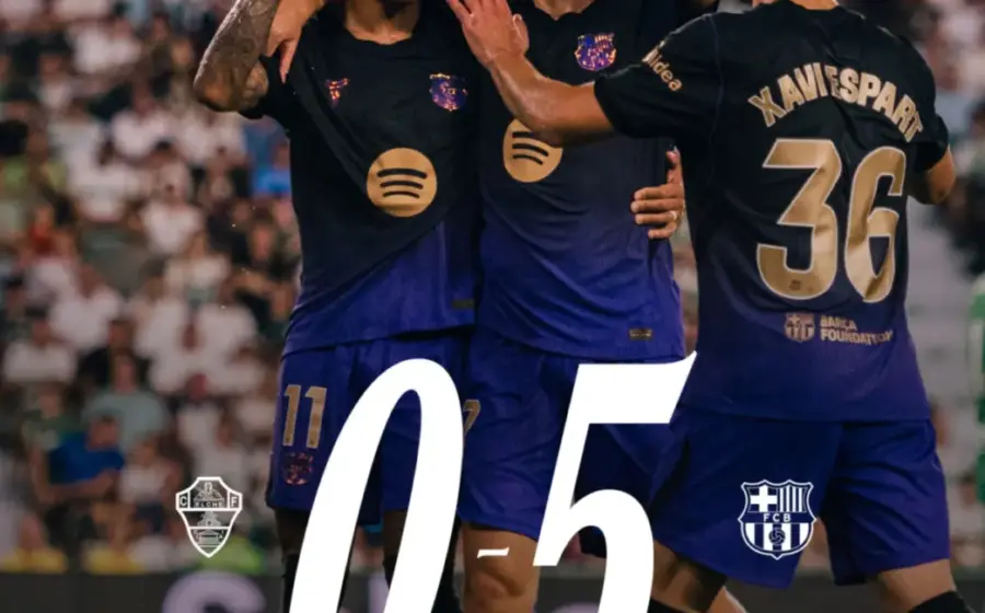 Barcelona Bantai Elche 0-5 di Laga Pembuka La Liga