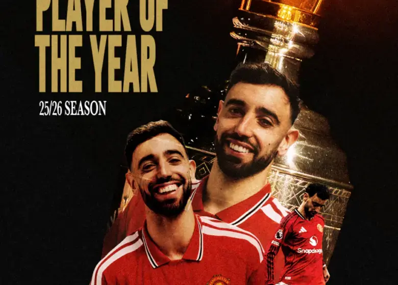 Bruno Fernandes Raih PFA Players’ Player of the Year 2025/26
