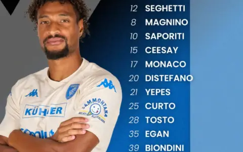 Pisa vs Empoli Coppa Italia: Susunan Pemain Resmi Rilis