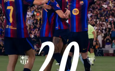Barcelona 2-0 Athletic Bilbao, Raphinha dan Fermin Berjaya