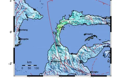 Gempa M6,2 Guncang Parigi Moutong, Getaran Terasa hingga Palu