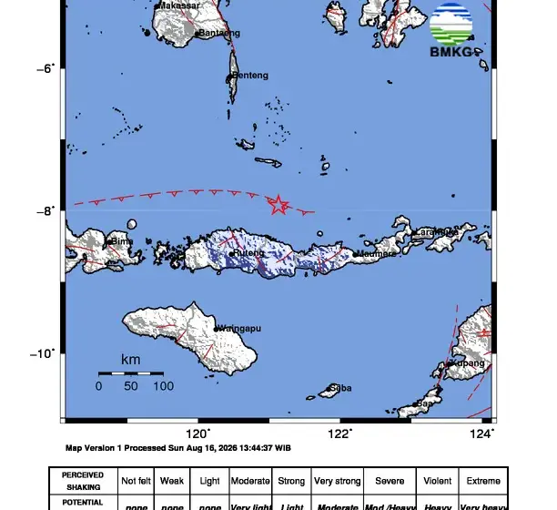 Gempa M5,7 Guncang Ruteng-Manggarai, Susulan Masih Berlanjut