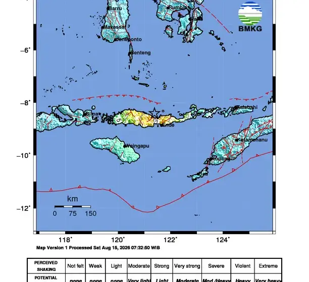 Gempa M7,7 Guncang Nagekeo NTT, BMKG Keluarkan Peringatan Tsunami