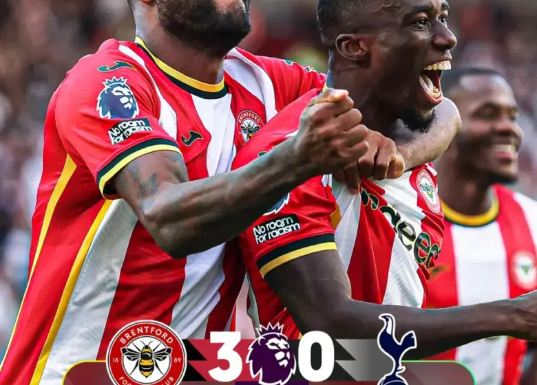 Tottenham Kalah Telak 0-3 dari Brentford di Laga Pembuka