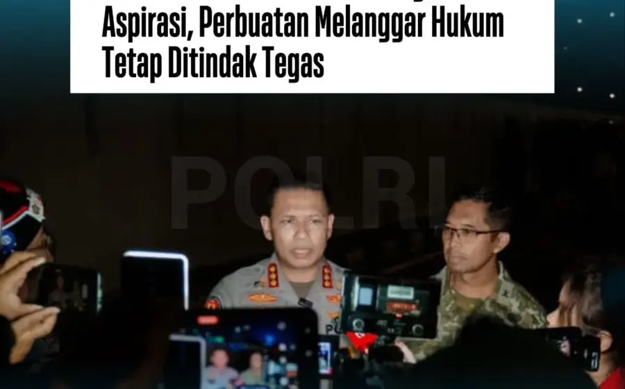 Polri Amankan 65 Orang dan Sita Botol Molotov Jelang Aksi di DPR