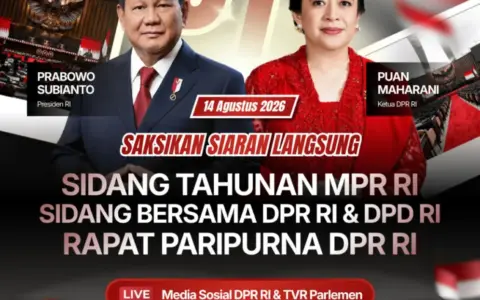 Pidato Kenegaraan Presiden di Sidang Tahunan MPR 2026