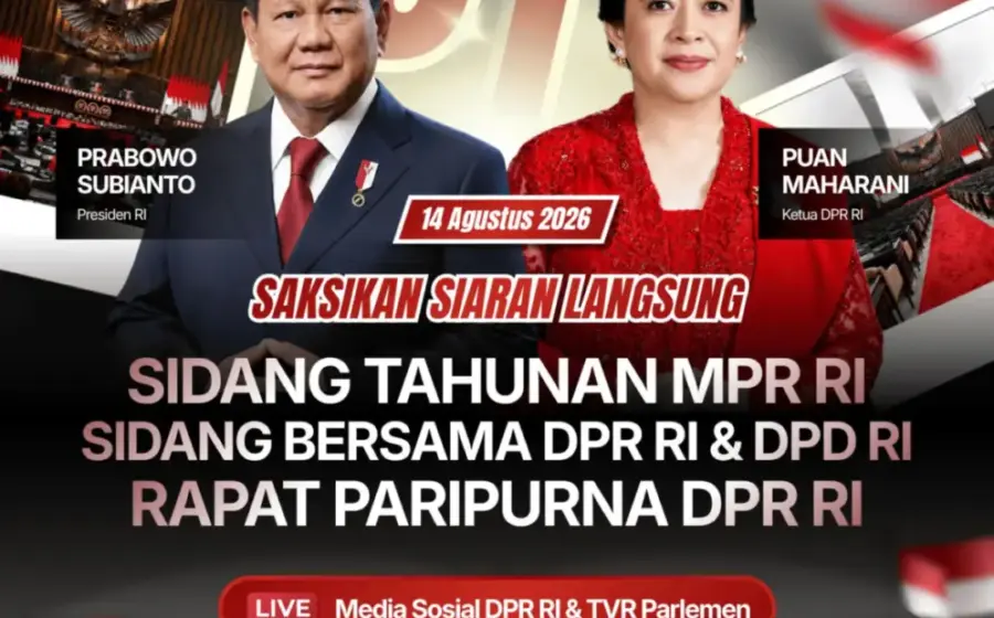 Pidato Kenegaraan Presiden di Sidang Tahunan MPR 2026