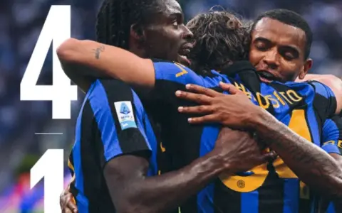 Inter Milan Buka Serie A dengan Kemenangan 4-1 atas Monza