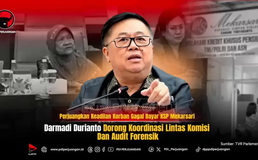 PDIP Dorong Audit Investigasi Kasus Gagal Bayar KSP Mekarsari