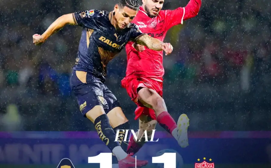Pumas UNAM Ditahan Imbang Necaxa di Liga MX