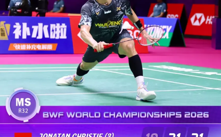Jonatan Christie Tembus 16 Besar Kejuaraan Dunia BWF 2026