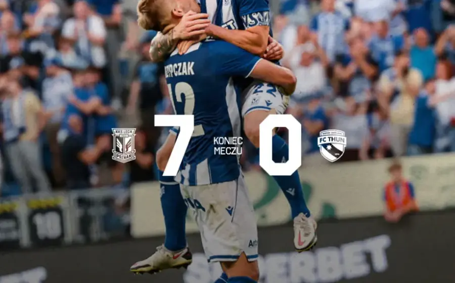 Lech Poznań Pesta Gol 7-0 ke Gawang FC Thun di Play-off Liga Europa