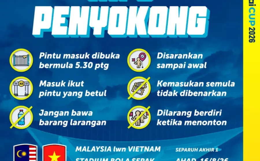 Malaysia vs Vietnam Malam Ini di Semifinal Piala ASEAN 2026