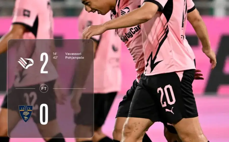 Palermo Vs Lecce 2-0 di Coppa Italia: Gol Debut Vavassori