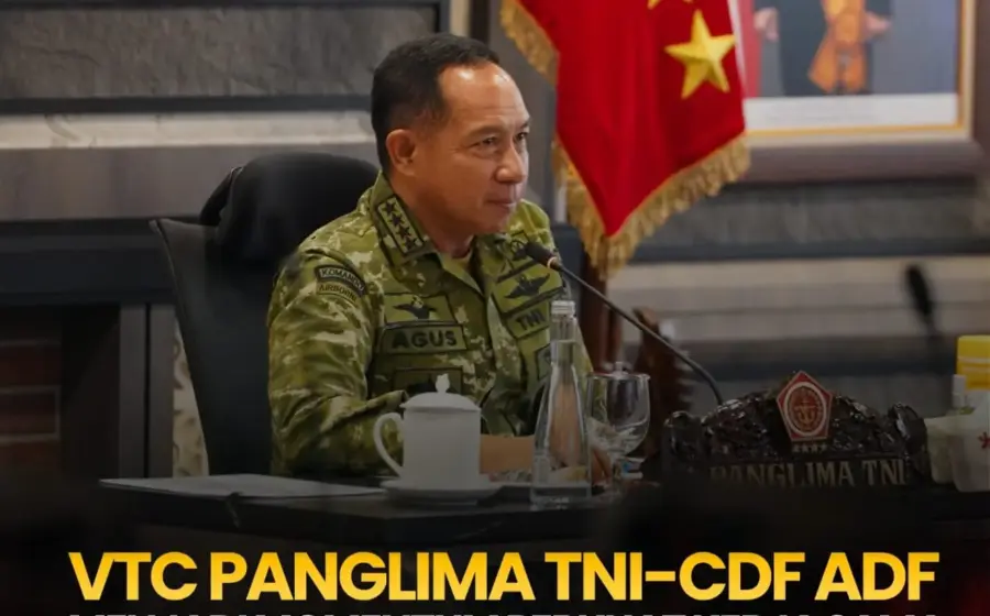 Panglima TNI VTC dengan CDF Australia, Perkuat Kerja Sama Pertahanan