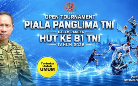 Piala Panglima TNI 2026: Open Tournament untuk Umum Dibuka