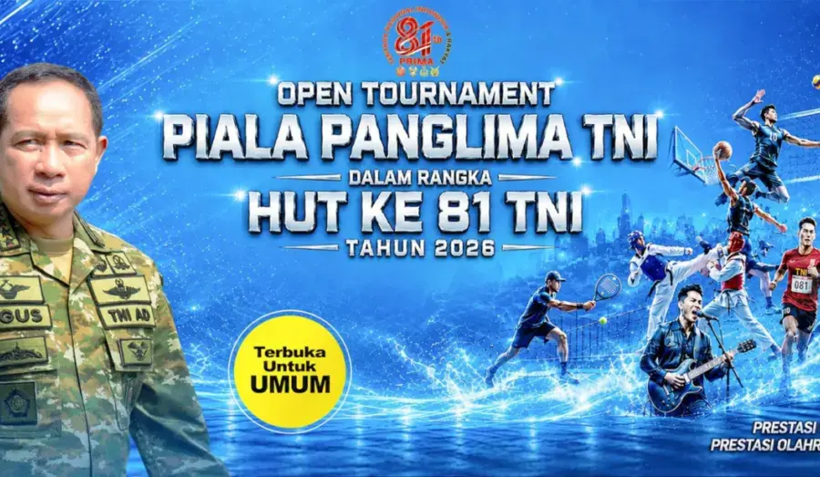 Piala Panglima TNI 2026: Open Tournament untuk Umum Dibuka