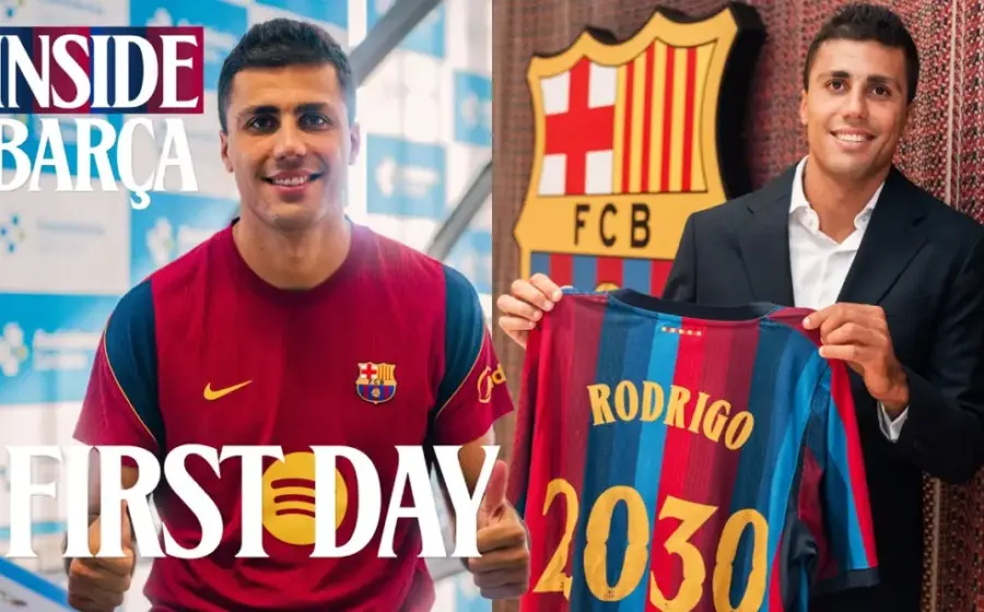 Rodri Resmi Bergabung Barcelona, Lulus Tes Medis