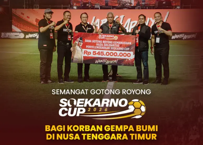 Soekarno Cup 2026 Tutup dengan Donasi Rp545 Juta untuk NTT