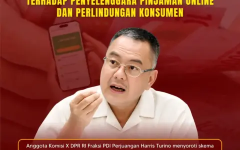Harris Turino Desak OJK Awasi Skema Tadpole Pinjol