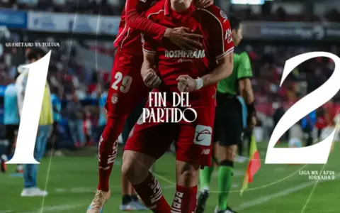 Toluca Menang 2-1 di Kandang Queretaro, Main 10 Pemain
