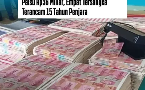 Pabrik Uang Palsu di Tangsel Dibongkar, 360.000 Lembar Rp100 Ribu Disita
