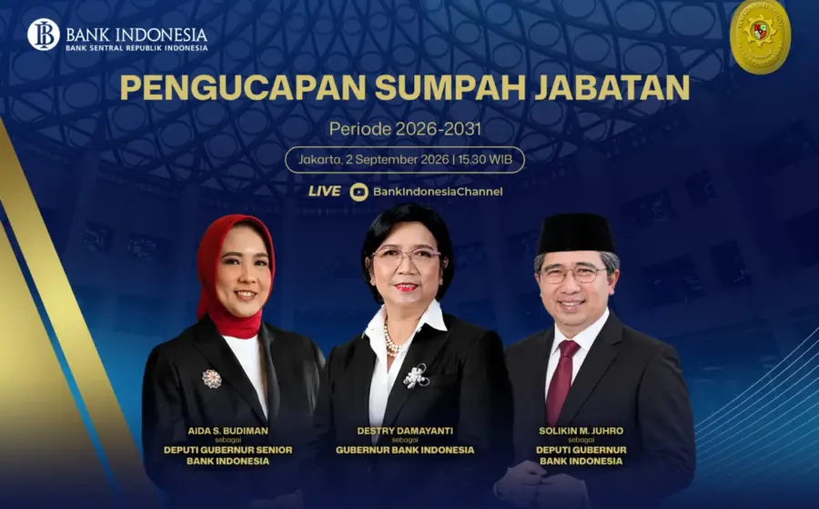 Destry Damayanti Resmi Jadi Gubernur BI 2026-2031