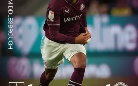Burnley vs Middlesbrough Imbang 1-1 di Championship