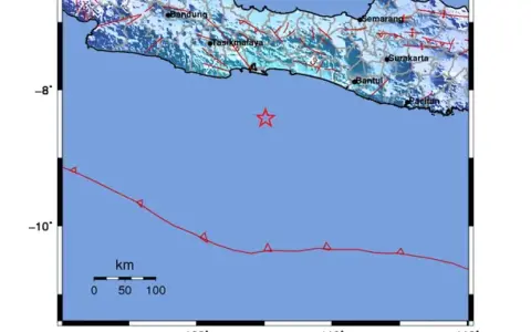 Gempa M5,4 Guncang Laut Selatan Cilacap, Getaran Terasa hingga Bantul dan Kebumen