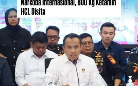 Bareskrim dan Tim Gabungan Beberkan Penyitaan 800 Kg Ketamin di Perairan Anambas–Natuna