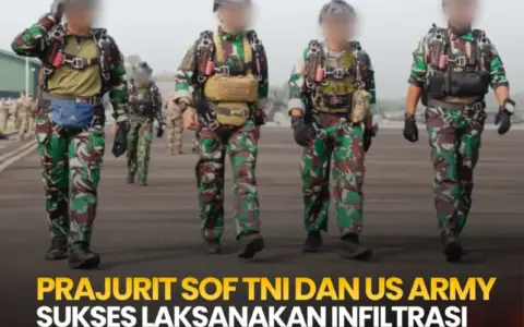 13 Personel SOF TNI-US Army Lakukan Infiltrasi Udara di SGS 2026