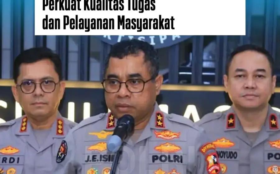 Kapolri Mutasi 424 Perwira Polri, 344 Dapat Promosi Jabatan