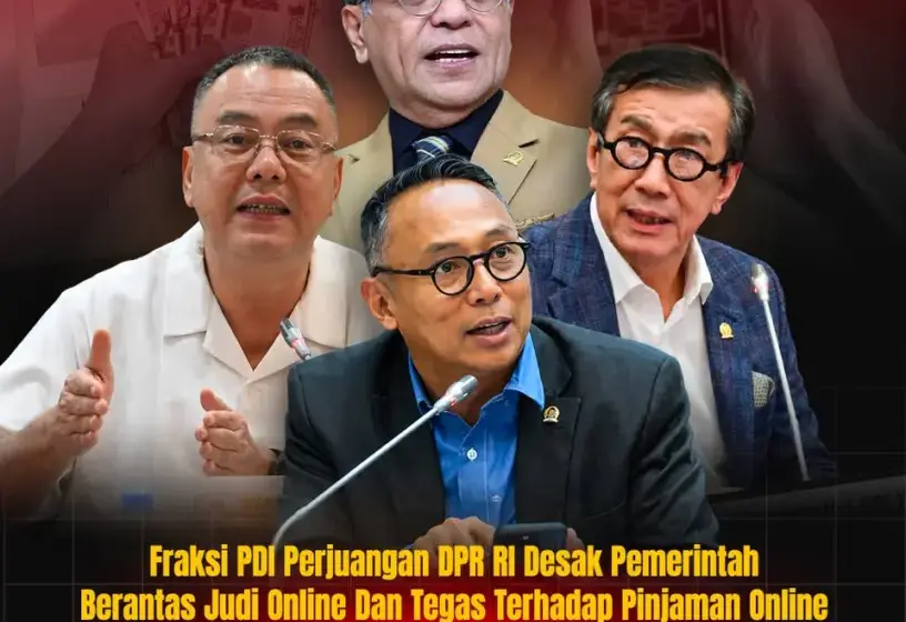 Fraksi PDIP Desak Judi Online Diberantas Tuntas dan Panja Pinjol Dibentuk