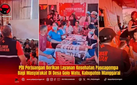 Tim Medis PDIP Layani 107 Warga Golo Watu, Manggarai