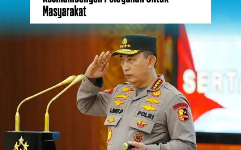 Kapolri Pimpin Sertijab Pejabat Strategis Polri di Mabes Polri